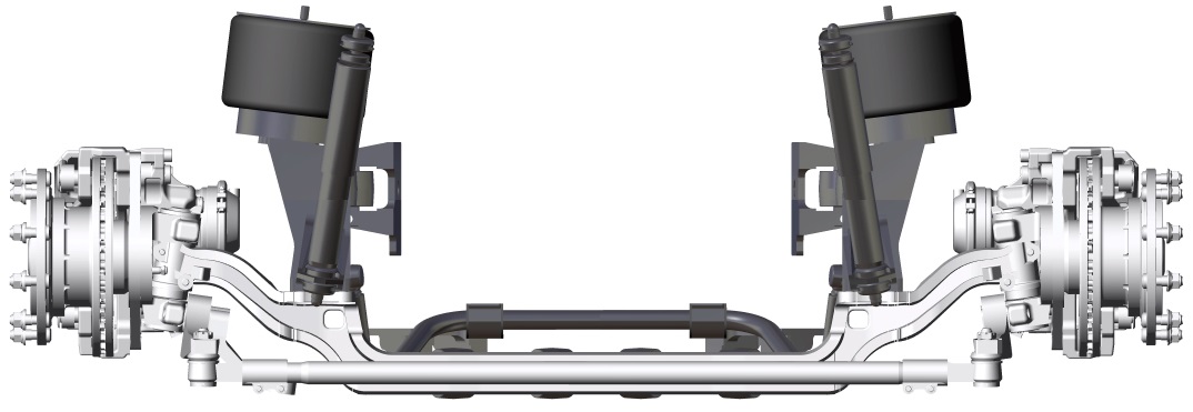 永润大型公交车空气悬架