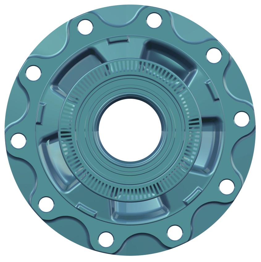 永润10t鼓式后免维护轮毂总成