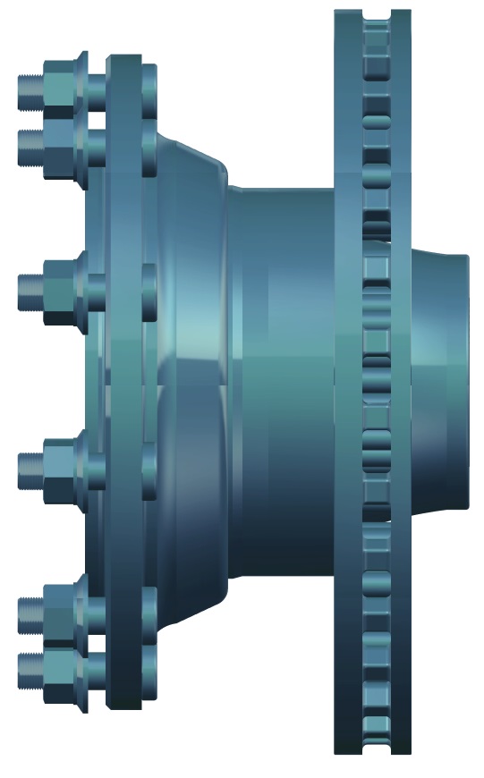 永润7.5t盘式后免维护轮毂总成